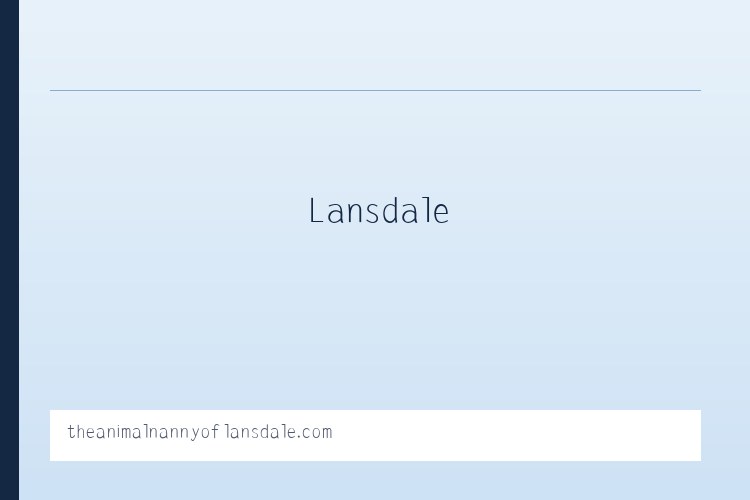 The Animal Nanny of Lansdale Pet Sitter Dog Walker - 相关阅读 列表图